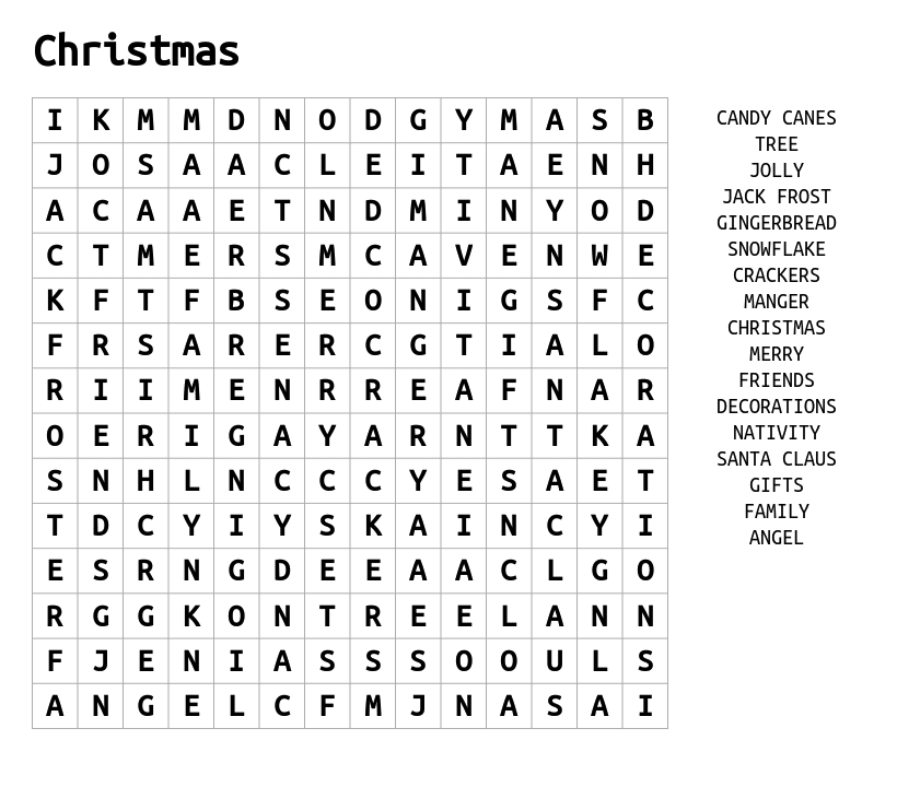 printable-word-search-christmas