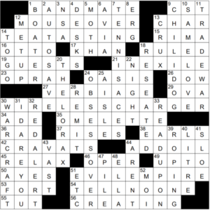 Today's Crossword Answers - WinPuzzles